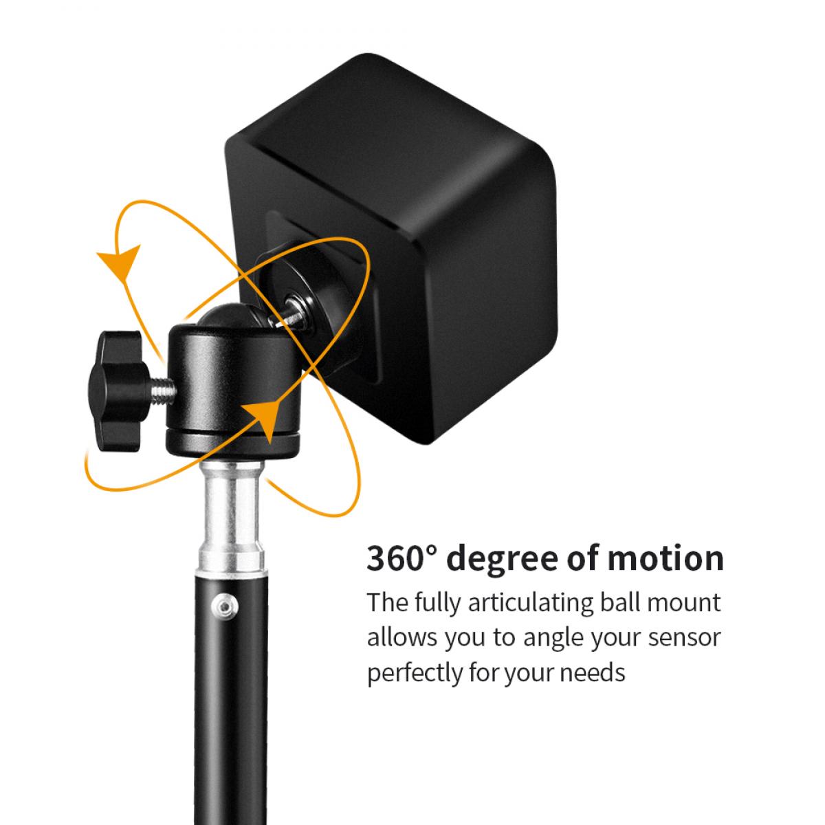 2X 78,8 tums fotograferingsljusstödssats med kulahuvud varm sko för video HTC Vive VR reflektor Softbox