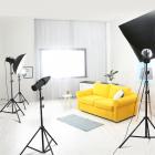 2X 78,8 tums fotograferingsljusstödssats med kulahuvud varm sko för video HTC Vive VR reflektor Softbox