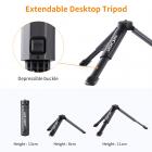 Kameran valon LED-videovalopaneeli kameran videokameran valaistukseen studiossa tai ulkona 3200K - 5500K vaihteleva värilämpötila