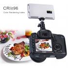 LED-videolampa för kamera 96 ​​LED PanColor 3000K-6500K Ljusstyrka dimbar för Vlog Fill Lighting för Livestream YouTubeel CRI 96 Megnetic Bi-