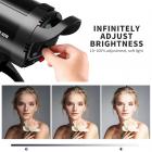 St-60w fotograferingslys med fjernkontroll kan dimmes kontinuerlig belysning med Bowens Mount for videoopptak, bryllup, utendørs fotografering (EU Plug)