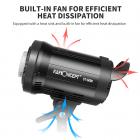 St-60w fotograferingslys med fjernkontroll kan dimmes kontinuerlig belysning med Bowens Mount for videoopptak, bryllup, utendørs fotografering (EU Plug)