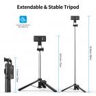 A31 0.8M lattialla seisova matkapuhelimen pidike Bluetooth-kaukosäätimellä