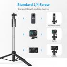 A31 1.55M lattialla seisova matkapuhelimen pidike Bluetooth-kaukosäätimellä