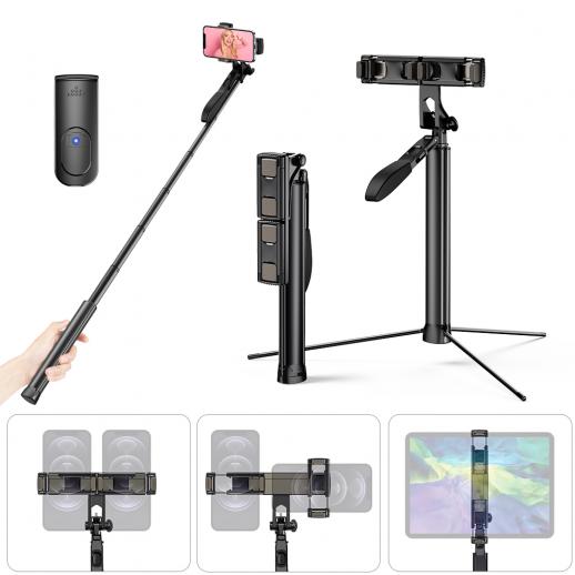 A200 1.7M Selfie Live Broadcast Stand (Inkludera fjärrkontroll för handtag)