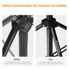 Supporto per luci fotografiche K&F CONCEPT da 2 m/78,8'', supporto portatile in metallo con borsa portaoggetti e vite da 1/4", adatto per luci fotografiche, luci ad anello, softbox, ecc.