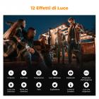 K&F Concept PL-60B 60W COB luce fotografica con batteria integrata da 4500 mAh, supporta la ricarica rapida Type-C PD, 12 effetti luce, luce video per riprese in movimento con maniglia e borsa portaoggetti