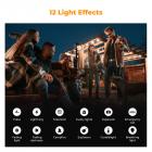 K&F Concept PL-60B 60W COB Lampa fotograficzna z wbudowaną baterią 4500mAh, obsługuje szybkie ładowanie typu C PD, 12 efektów świetlnych, lampa wideo do fotografowania w ruchu z uchwytem i torbą do przechowywania