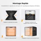 K&F CONCEPT Mini Studio Photo 30 cm (12") : Kit de tente photo pliable et portable avec 6 fonds de couleur pour la photographie de petits produits, bijoux et aliments.