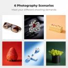 K&F CONCEPT 12"/30 cm mini fotostudie lysboks: Bærbart, foldbart fototeltsæt med 6 farver til små produkt-, smykke- og madfotografering