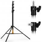 K&F CONCEPT 4 m kraftigt lysstativ, luftpudebeskyttet metalfotografistativ med 1/4"