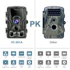 24MP 1080P Trail Camera 0.5s Trigger Speed Hunting 3 PIR HD Infraröd nattseende Game Camera Scouting Trail Camera (4 PCS)