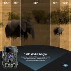 24MP 1080P Trail Camera 0.5s Trigger Speed Hunting 3 PIR HD Infraröd nattseende Game Camera Scouting Trail Camera (4 PCS)