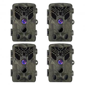 4PCS HC-810A 2.7K 24MP HD polkukamera metsästyskamera partio polkukamera wildview