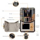 36MP / 2.7K / 0.3s Trigger Trail Camera HD كاميرا ألعاب خارجية مقاومة للماء للصيد بالأشعة تحت الحمراء كاميرا للرؤية الليلية HC-900A