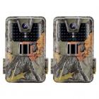2 قطعة HC-900A 36MP // 2.7K / 0.3s الزناد تريل الكاميرا HD كاميرا ألعاب خارجية مقاومة للماء الصيد الأشعة تحت الحمراء كاميرا للرؤية الليلية