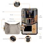 2 قطعة HC-900A 36MP // 2.7K / 0.3s الزناد تريل الكاميرا HD كاميرا ألعاب خارجية مقاومة للماء الصيد الأشعة تحت الحمراء كاميرا للرؤية الليلية