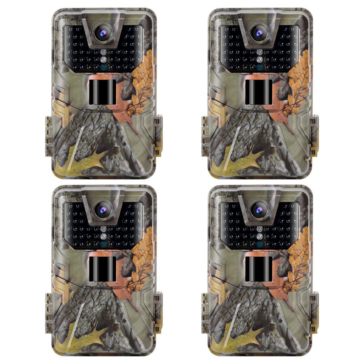 4PCS HC-900A 36MP / / 2.7K / 0.2s liipaisinpolkukamera HD ulkopelikamera vedenpitävä metsästys infrapuna yönäkökamera