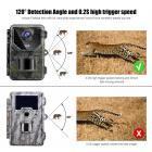 2.7K 16MP Wildlife Camera Fototrappola Animali con visione notturna,0.2S Trigger Trail Camera, telecamera da caccia impermeabil  IP66 per la sicurezza domestica e all'aperto 4pc