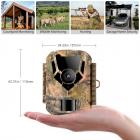 4PCS DL201 16MP 1080P polkukamera 0.4s laukaisuaika HD ulkona vedenpitävä metsästys infrapuna yönäkö minipelikamera