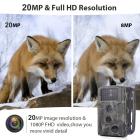 Trail Camera Army Green 20MP/0.3s Start 3 PIR HD utomhus vattentät jakt infraröd nattseende kamera