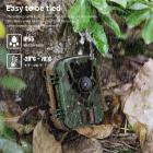 16MP 1080P HD Trail Camera 0.4s Trigger Speed ulkona vedenpitävä metsästys infrapuna Night Vision mini Game -kamera + SD 32GB muistikortti