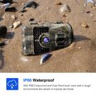 Fotopułapka kamera leśna 16MP 1080P, noktowizor na podczerwień, wyzwalacz 0.1s