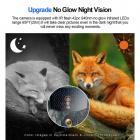 48MP 4K vedenpitävä trail-kameran liikeaktivointi 55° tunnistusalue 0.3s 2.3" LCD 40kpl infrapuna-LED villieläinten metsästyksen seurantaan