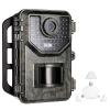 Fotocamera Caccia Fototrappola con visione notturna,0.2S Trigger Trail Camera, 16MP 2.7K IP66 per la sicurezza domestica e all'aperto + SD TF 3 in 1 Card Reader