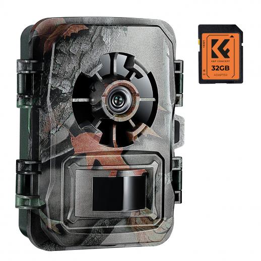 Fotopułapka Kamera Leśna A101XS z noktowizorem, wodoodporność IP66, kamera obserwacyjna dla dzikich zwierząt do ochrony na zewnątrz i w domu