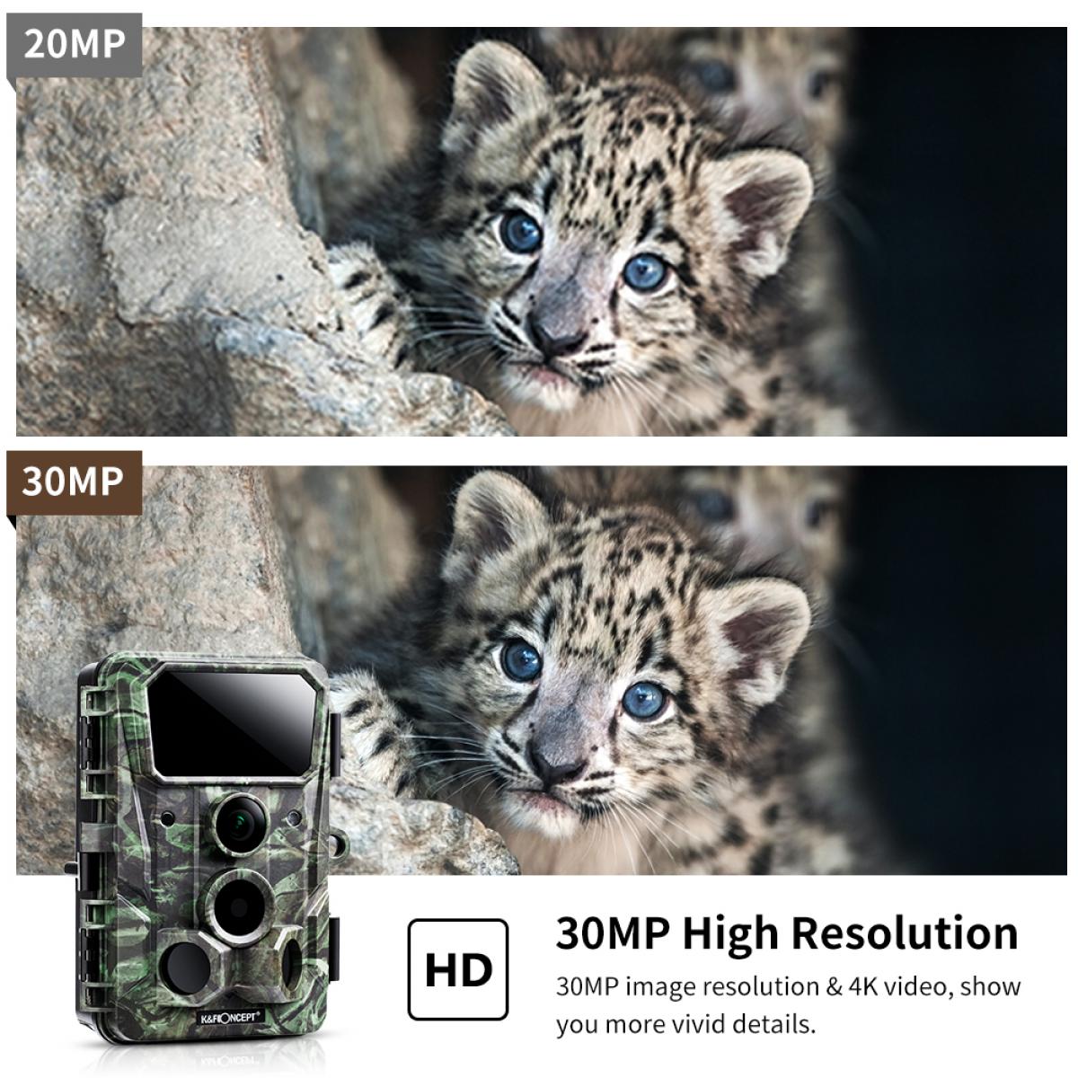 Cámara de Caza WiFi 4K 30MP Impermeable IP66 - Verde + Tarjeta SD 64GB + Lector de Tarjeta