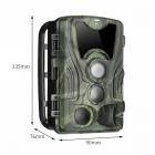 4K WiFi 30MP Wildlife Hunting kamera 940nm infrapuna LED Light Night Vision, 120° laajakulma 64G Micro SD-kortti, Tree Spike