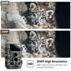 4K 30 megapikselin seurantakamera WiFi-pelikamera 0,2 sekuntia laukaista selkeä yönäkö 64G SD-kortilla ja Tree Spikella