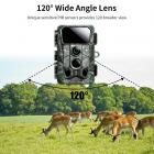 4K 30 megapikselin seurantakamera WiFi-pelikamera 0,2 sekuntia laukaista Clear Night Vision, 64G SD-kortti ja Tree Spike, monitoimikorttilukija