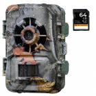 1296P 24MP villieläinkamera, polkukamera 120° laajakulmaliikenteellä Uusin sensorinäkymä 0,2 s laukaisuaika IP66 Vesitiivis + 64G muistikortti| vaahteranlehti