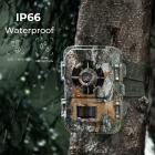 K&F Concept 24 MP 1296P / 30 fps Trail Camera, Fotocamera da caccia con scheda SD da 32 GB gratuita, 940 nm Visione notturna senza bagliore IP66 Impermeabile per la sicurezza