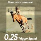 1/4 mile long range Wildlife Camera with wireless alarm, 24MP*1080P night vision, 120° wide angle*0.2S trigger 2