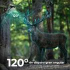 Cámara de Caza 4K 48MP con Gran Angular de 120°,Disparo de 0,2s, IP66, para Monitoreo de Vida Silvestre