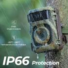 Cámara de Caza 4K 48MP con Gran Angular de 120°,Disparo de 0,2s, IP66, para Monitoreo de Vida Silvestre