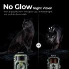 4K 48MP Wildlife Camera with Motion Sensor Night Vision Wide Angle Lens 0.2s Trigger Speed ​​2s PIR Interval IP66 Waterproof Belt 64GB SD Card and 8 AA Batteries Foliage Color