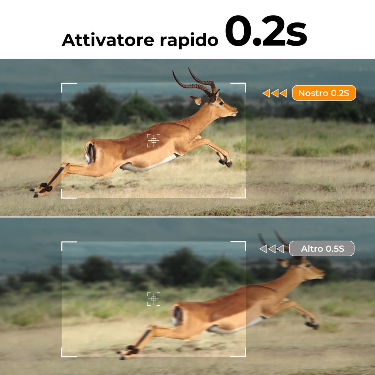 4K 48MP Wildlife Camera con sensore di movimento Visione notturna Obiettivo grandangolare 0.2s Trigger Speed ​​​​2s Intervallo PIR IP66 Impermeabile con scheda SD da 64 GB e 8 batterie AA Bark Color