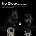 4K 48MP Wildlife Camera with Motion Sensor Night Vision Wide Angle Lens 0.2s Trigger Speed ​​2s PIR Interval IP66 Waterproof with 64GB SD Card and 8 AA Batteries Bark Color