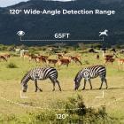 4G lavt strømforbruk LTE-jaktkamera, solcelle- og batteridrevet 2K-jaktkamera med 4W solcellepanel europeisk versjon