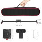 Штатив для камеры Slider 80cm, алюминий