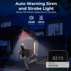 K&F CONCEPT WiFi Outdoor Security Camera Dome 3W korkean kapasiteetin aurinkoakku, PIR-ihmisanturi + AI-ihmistunnistus + ääni- ja valohälytys