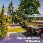 K&F Concept 4G-ulkokäyttöinen aurinkokamera LTE-valvontakamera langaton 1080P, PIR-ihmistunnistus + AI ihmisen muodon tunnistus, EU-versio