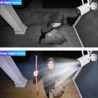 K&F Concept 4G-ulkokäyttöinen aurinkokamera LTE-valvontakamera langaton 1080P, PIR-ihmistunnistus + AI ihmisen muodon tunnistus, EU-versio