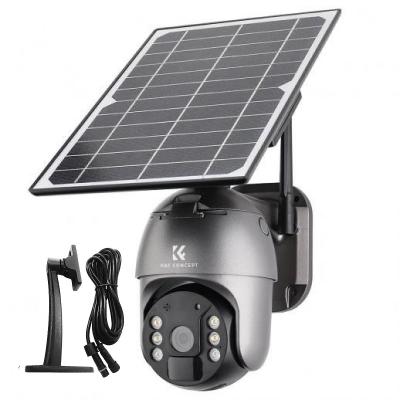 2K Cámara de Vigilancia 4G LTE Exterior Batería Solar Inalámbrica, PIR Detección de Movimiento, Visión Nocturna, IP66 Impermeable con Cable 2m