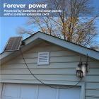 4G ITE sikkerhedsudendørs kamerasystem trådløst, sol- og batteridrevet, PIR-bevægelsesdetektion, 2K infrarødt nattesyn, 2-vejs audio EU-version + stativ og 2 m forlængerkabel + simkort uden kontrakt