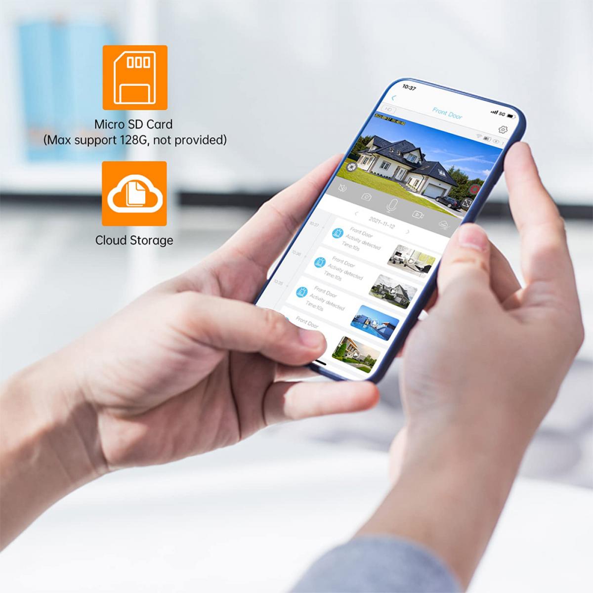 4G ITE -turvallisuusulkokamerajärjestelmä, langaton, aurinko- ja akkukäyttöinen, PIR-liikkeentunnistus, 2K-infrapuna-yönäkö, 2-suuntainen audio EU-versio + jalusta ja 2 metrin jatkojohto + SIM-kortti ilman sopimusta